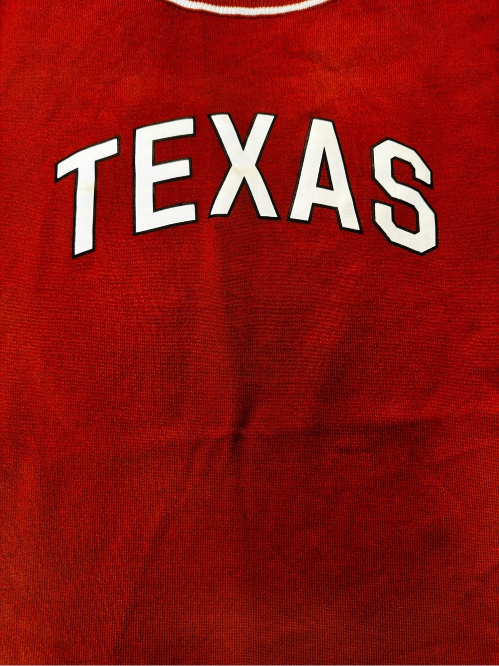 University of Texas Ruffle Sleeve Knit Tank - Rust - Picture 2 of 9